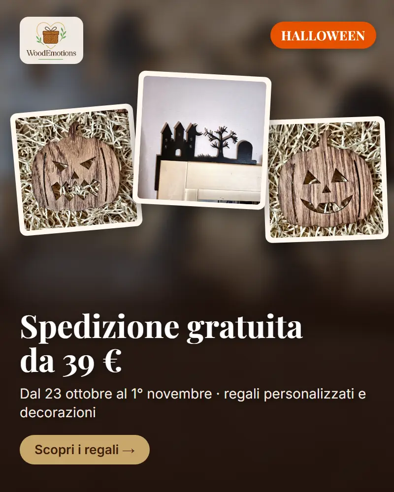 Wood Emotions - regali personalizzati in legno