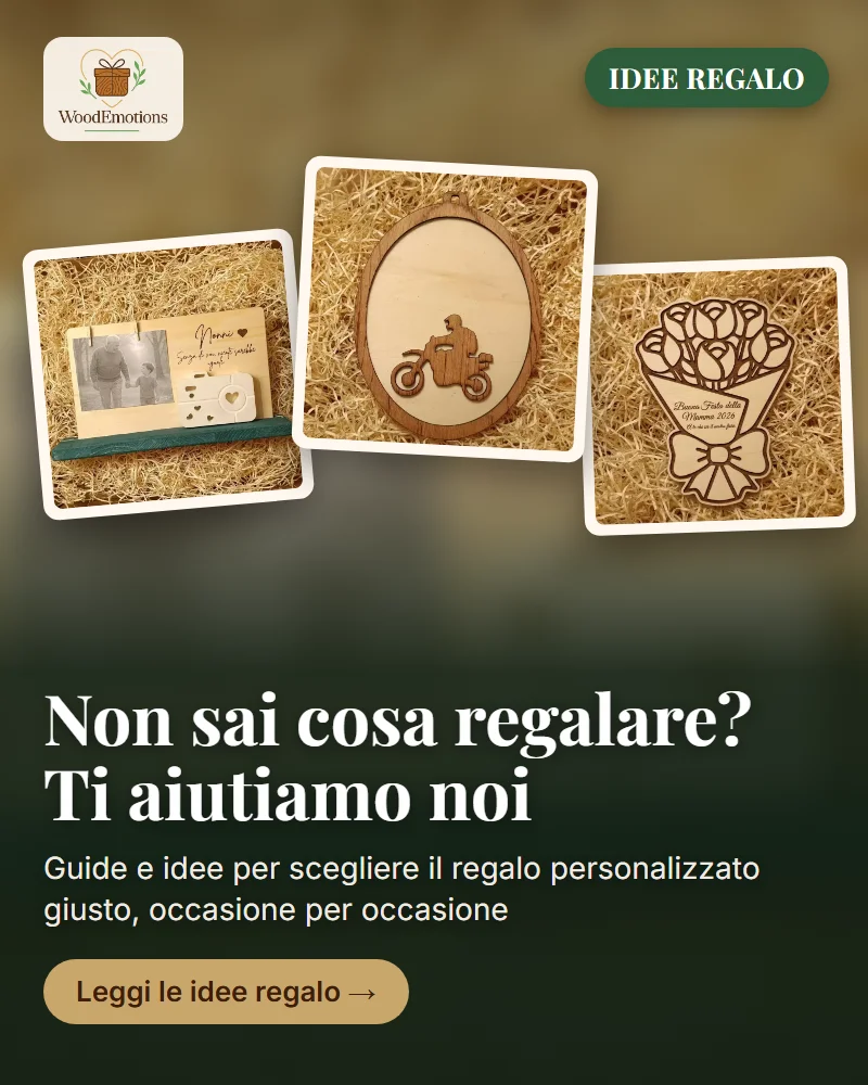 Wood Emotions - regali personalizzati in legno