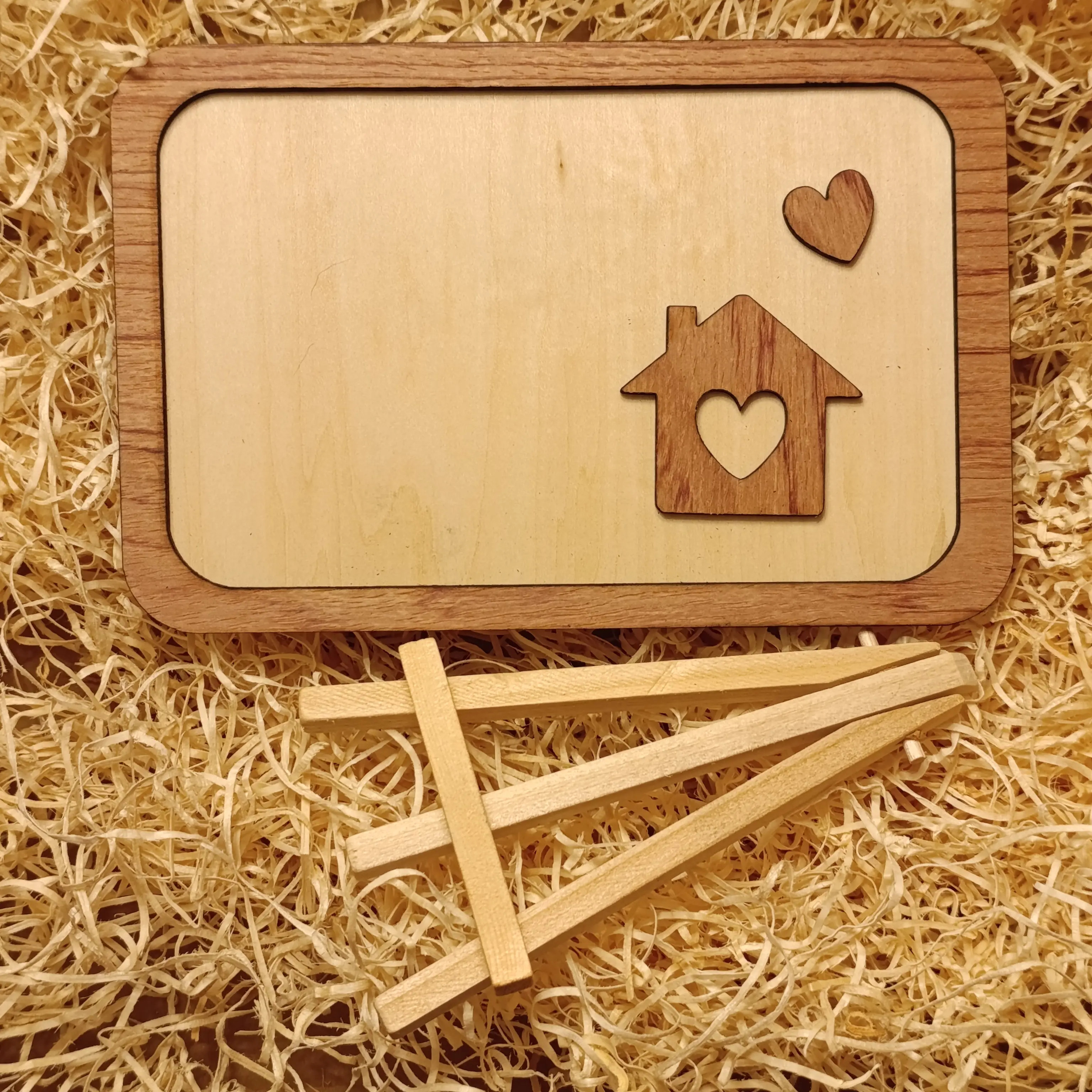 Acquista Targa 2 Layer - Rettangolare - vari decori - prodotti artigianali in legno e candele