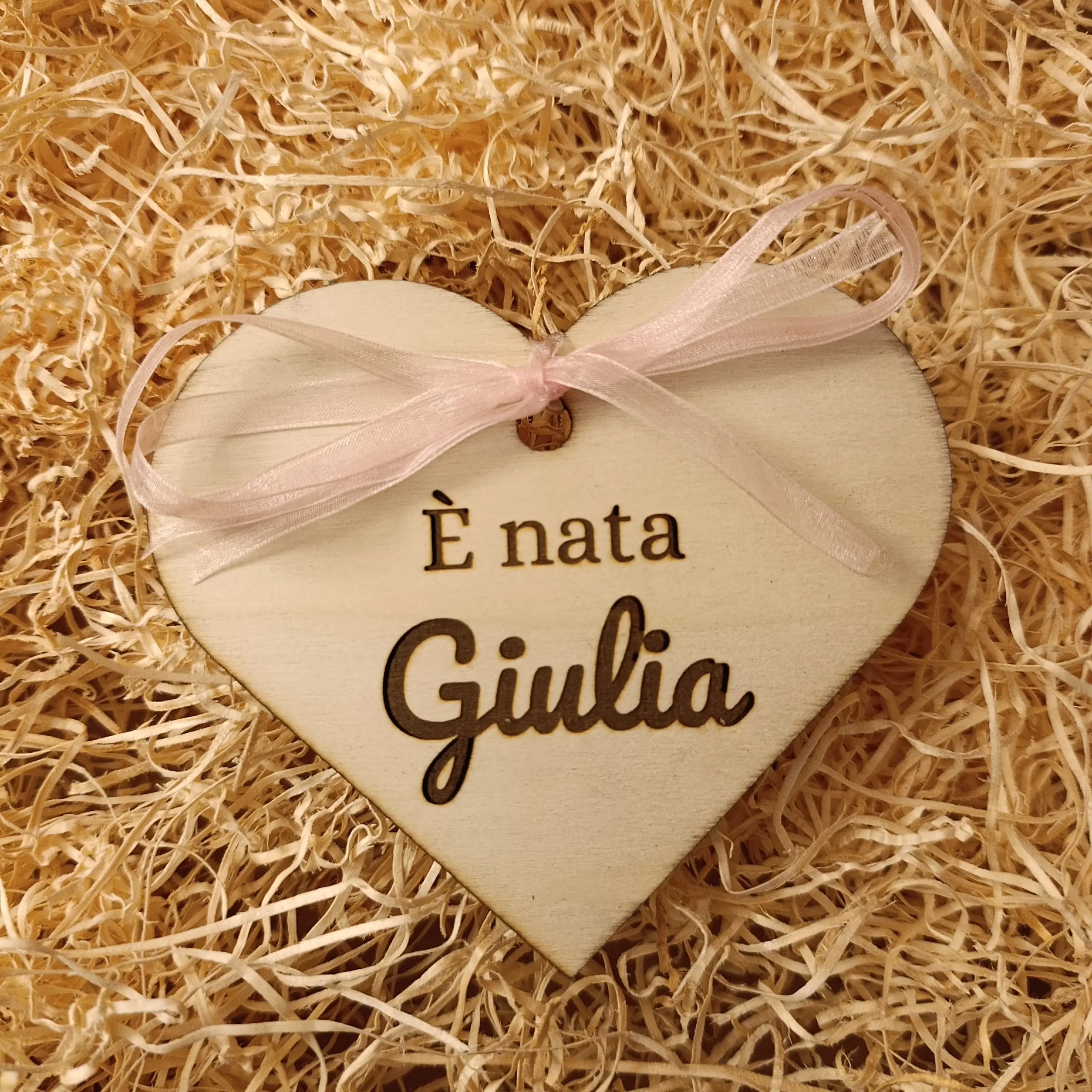 Acquista Cuore per nascita - prodotti artigianali in legno e candele