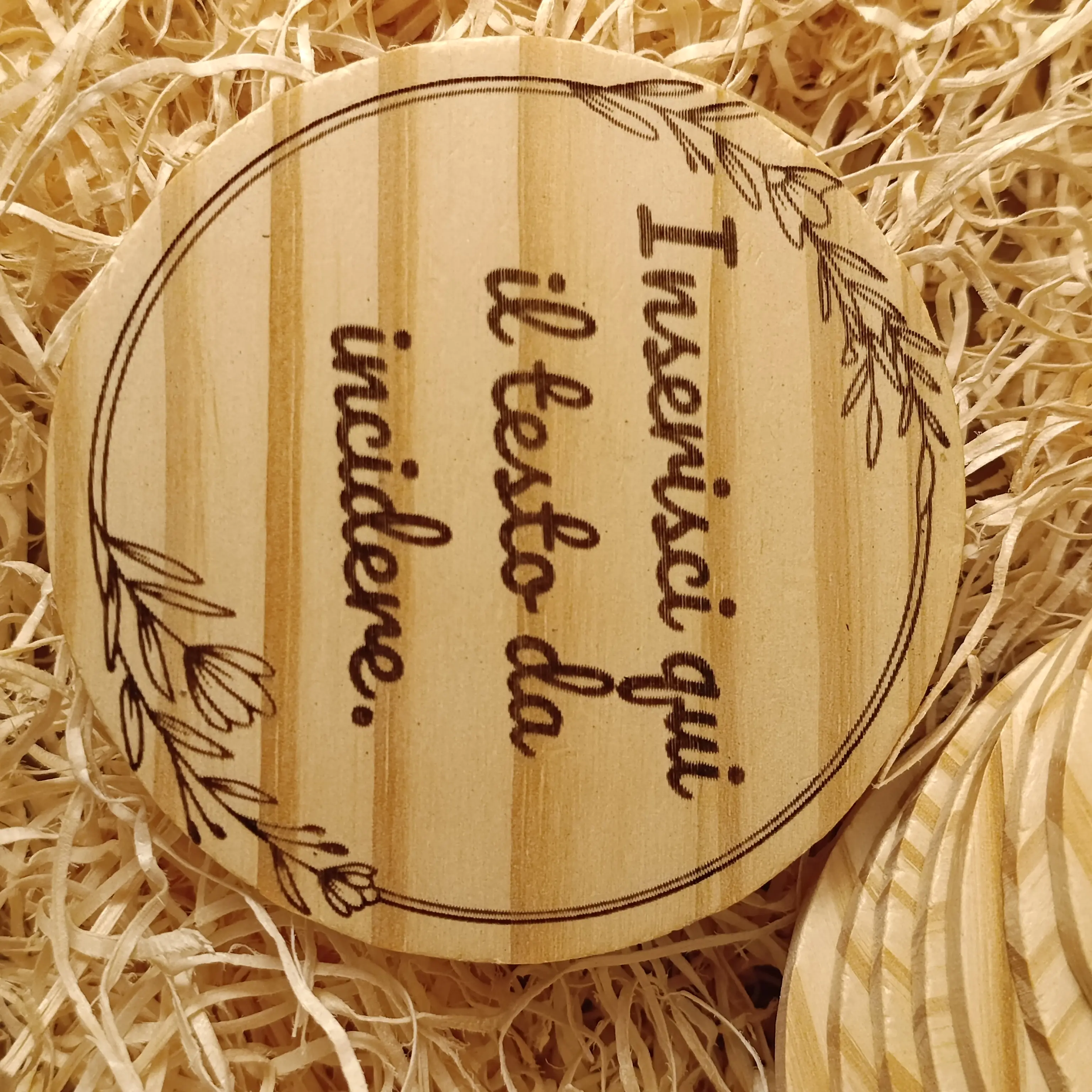 Sottobicchieri personalizzabili - set da 10