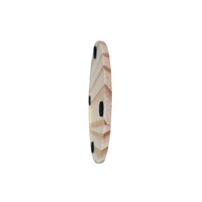 Set di 15 Sottobicchieri in Legno Naturale con Incisione Personalizzata